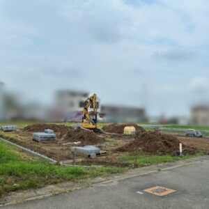 お家づくりの第一歩！造成工事がスタートしました🚧｜ありがとう日記｜幸せ夢工場｜