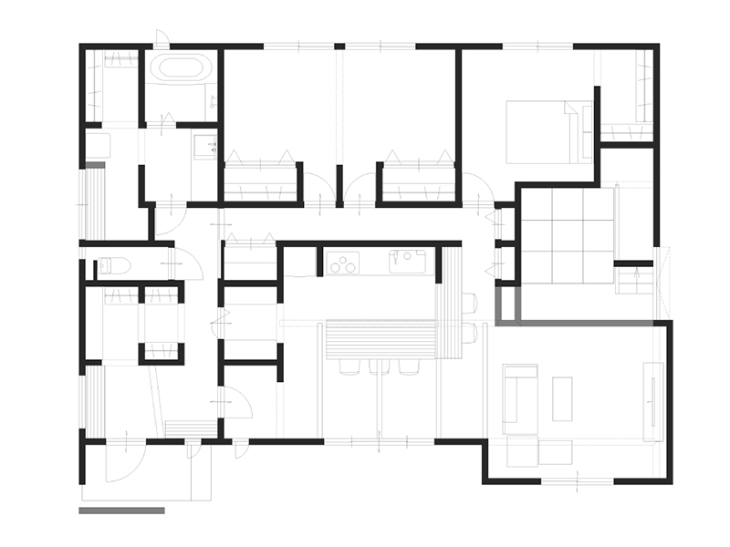 幸せ夢工場 モデルハウス「新平屋モデルハウス」図面